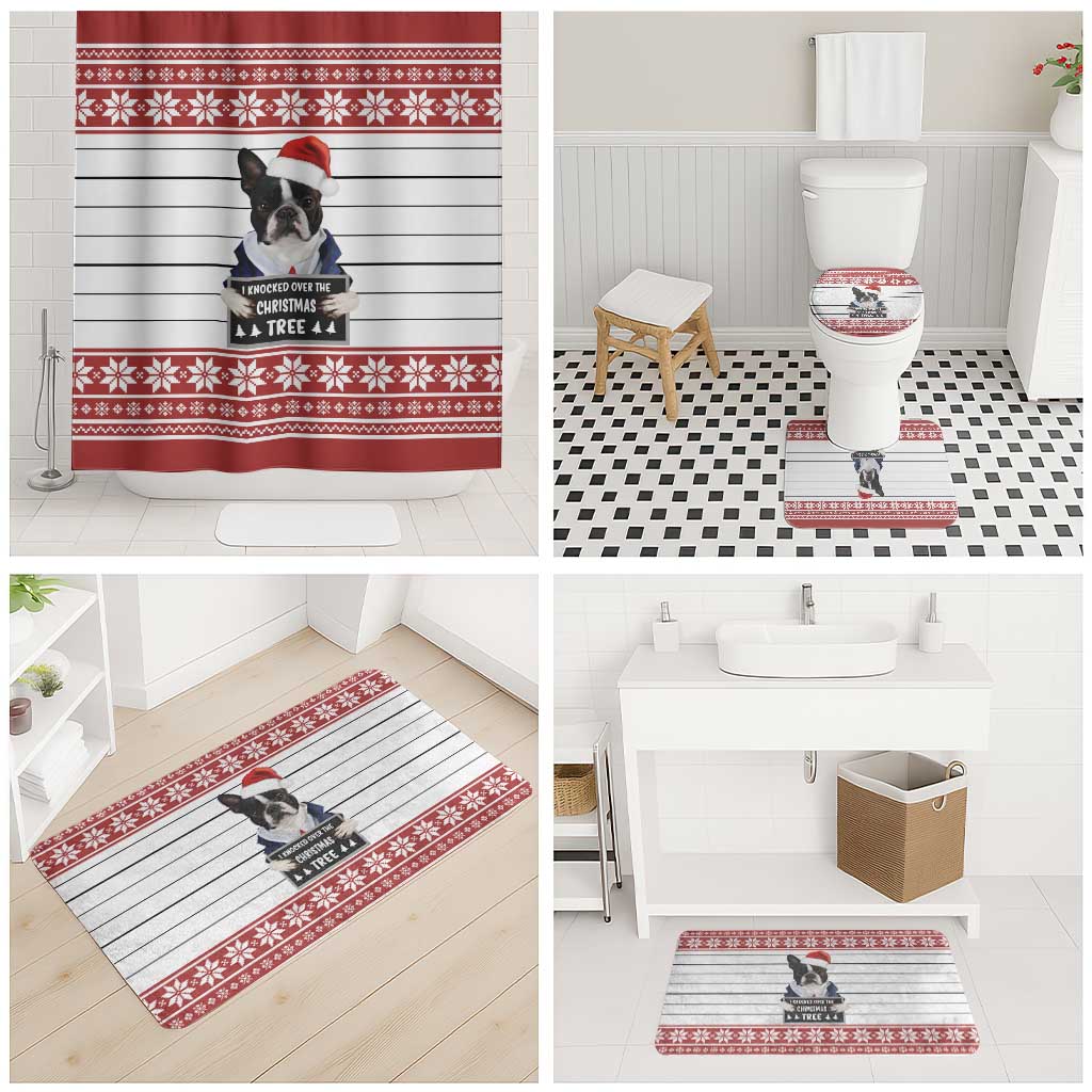 I Knocked Over Yhe Christmas Tree Christmas Christmas Bathroom Set Xmas Holiday Patterns - Wonder Print Shop