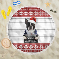 I Knocked Over Yhe Christmas Tree Christmas Christmas Beach Blanket Xmas Holiday Patterns - Wonder Print Shop