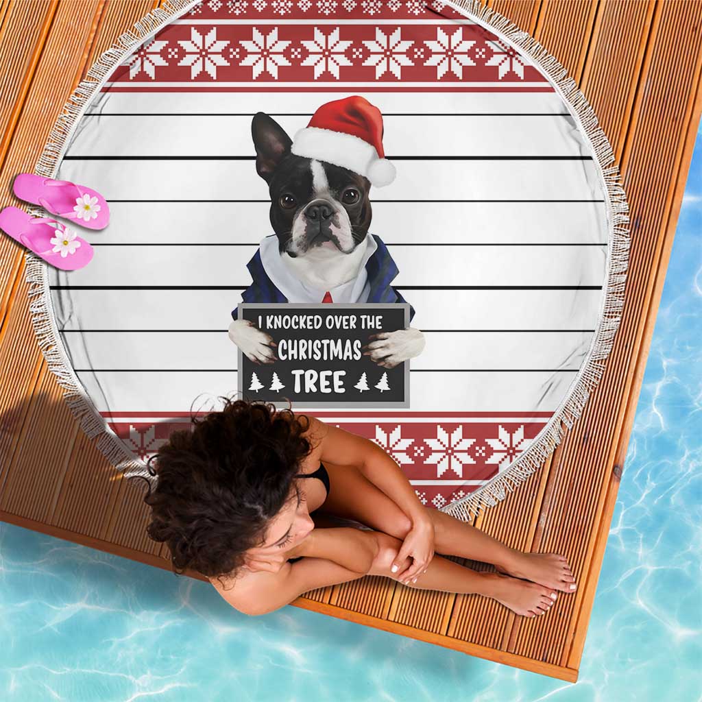 I Knocked Over Yhe Christmas Tree Christmas Christmas Beach Blanket Xmas Holiday Patterns - Wonder Print Shop