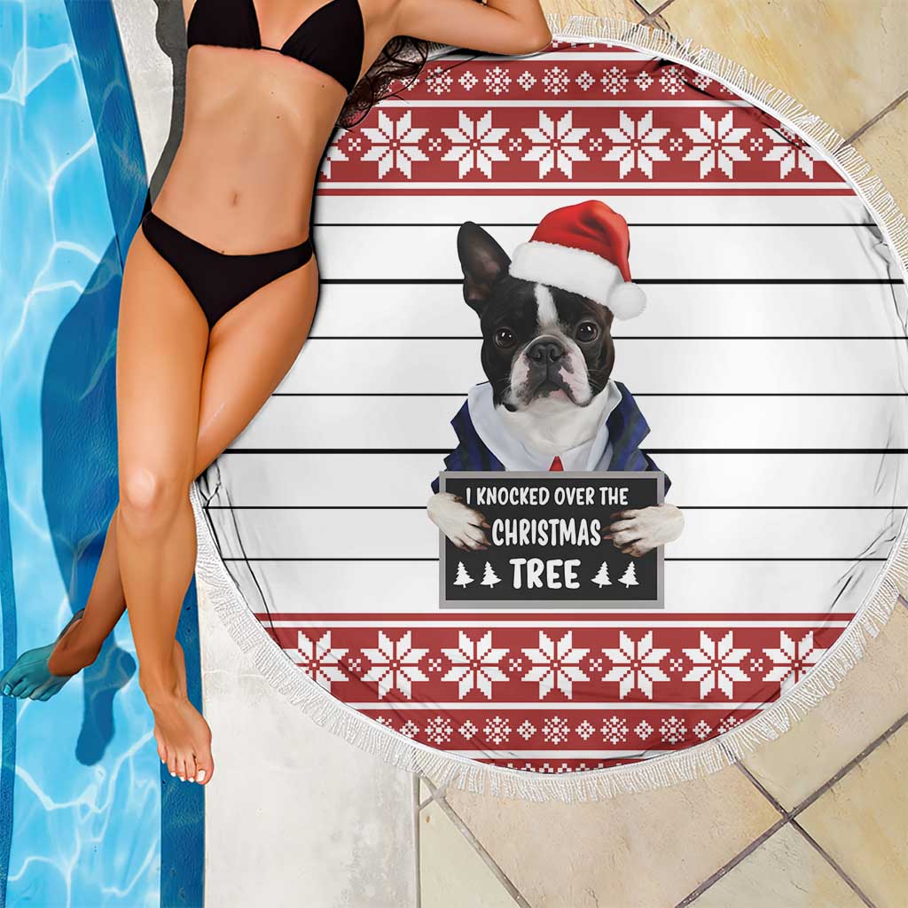 I Knocked Over Yhe Christmas Tree Christmas Christmas Beach Blanket Xmas Holiday Patterns - Wonder Print Shop