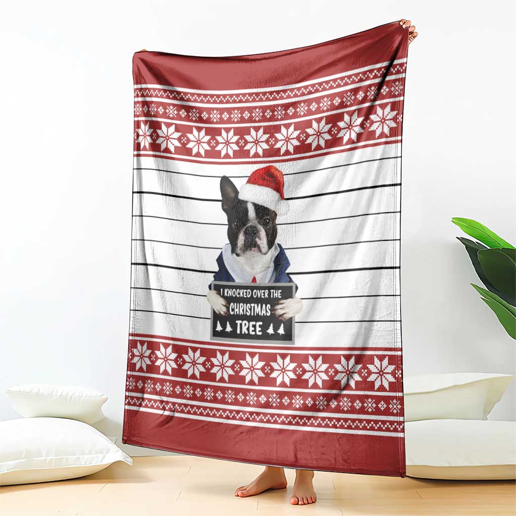 I Knocked Over Yhe Christmas Tree Christmas Christmas Blanket Xmas Holiday Patterns - undefined