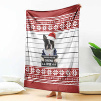 I Knocked Over Yhe Christmas Tree Christmas Christmas Blanket Xmas Holiday Patterns - undefined