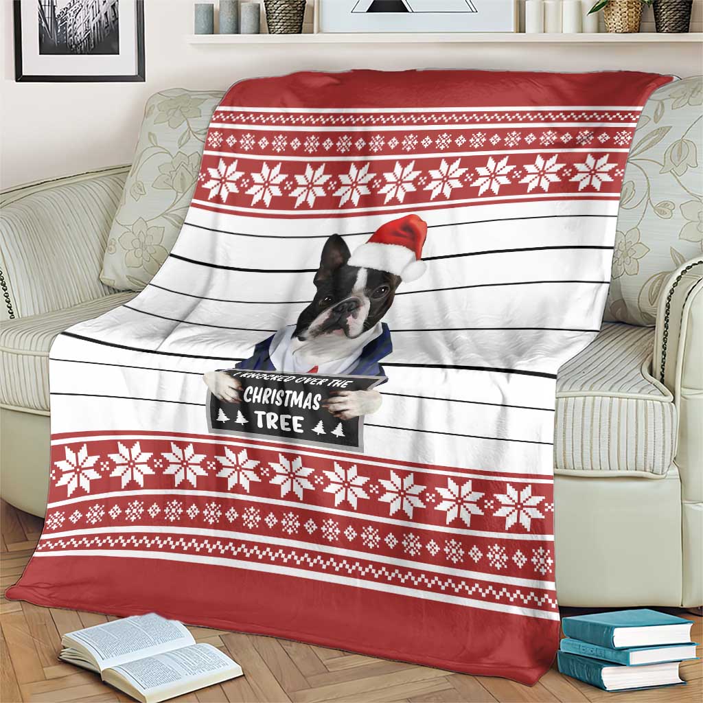 I Knocked Over Yhe Christmas Tree Christmas Christmas Blanket Xmas Holiday Patterns - undefined