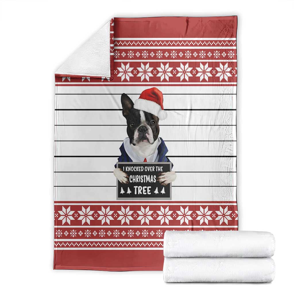 I Knocked Over Yhe Christmas Tree Christmas Christmas Blanket Xmas Holiday Patterns - undefined