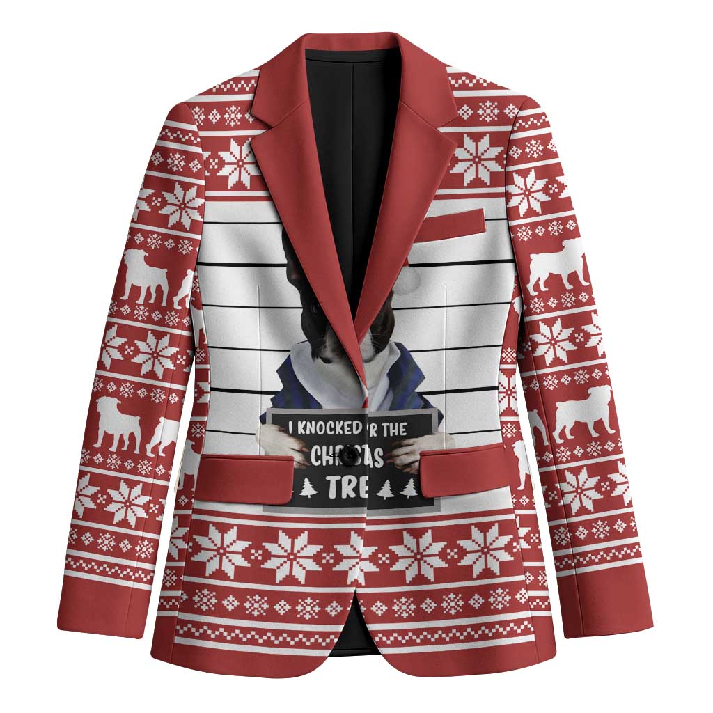 I Knocked Over Yhe Christmas Tree Christmas Christmas Blazer Xmas Holiday Patterns - Wonder Print Shop