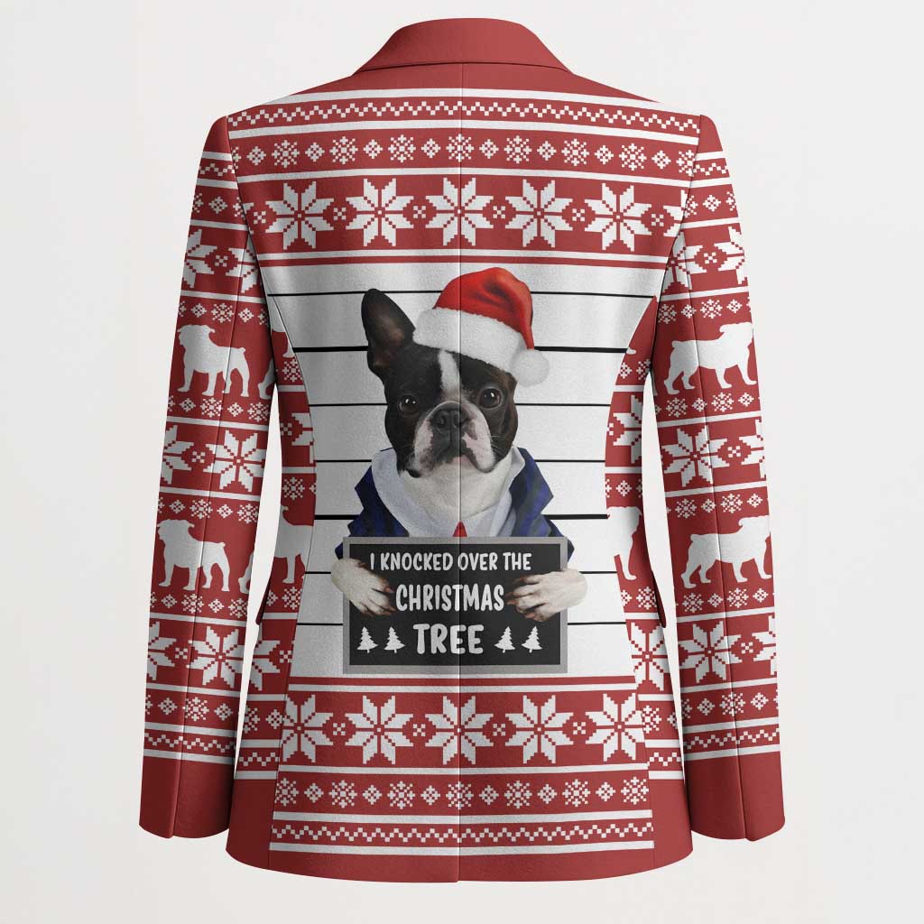 I Knocked Over Yhe Christmas Tree Christmas Christmas Blazer Xmas Holiday Patterns - Wonder Print Shop