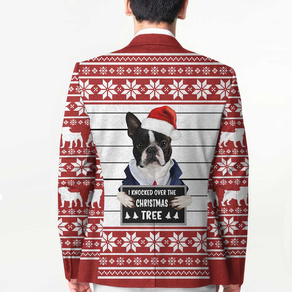 I Knocked Over Yhe Christmas Tree Christmas Christmas Blazer Xmas Holiday Patterns - Wonder Print Shop