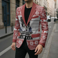 I Knocked Over Yhe Christmas Tree Christmas Christmas Blazer Xmas Holiday Patterns - Wonder Print Shop
