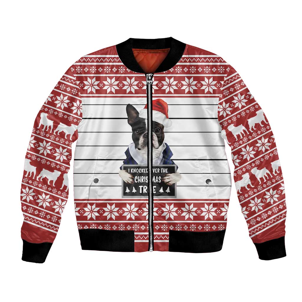 I Knocked Over Yhe Christmas Tree Christmas Christmas Bomber Jacket Xmas Holiday Patterns - Wonder Print Shop