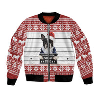 I Knocked Over Yhe Christmas Tree Christmas Christmas Bomber Jacket Xmas Holiday Patterns - Wonder Print Shop