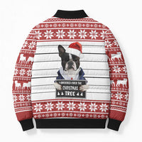 I Knocked Over Yhe Christmas Tree Christmas Christmas Bomber Puffer Jacket Xmas Holiday Patterns - Wonder Print Shop