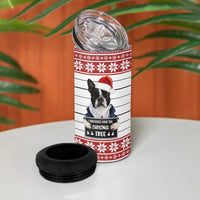 I Knocked Over Yhe Christmas Tree Christmas Christmas 4 in 1 Can Cooler Tumbler Xmas Holiday Patterns - Wonder Print Shop