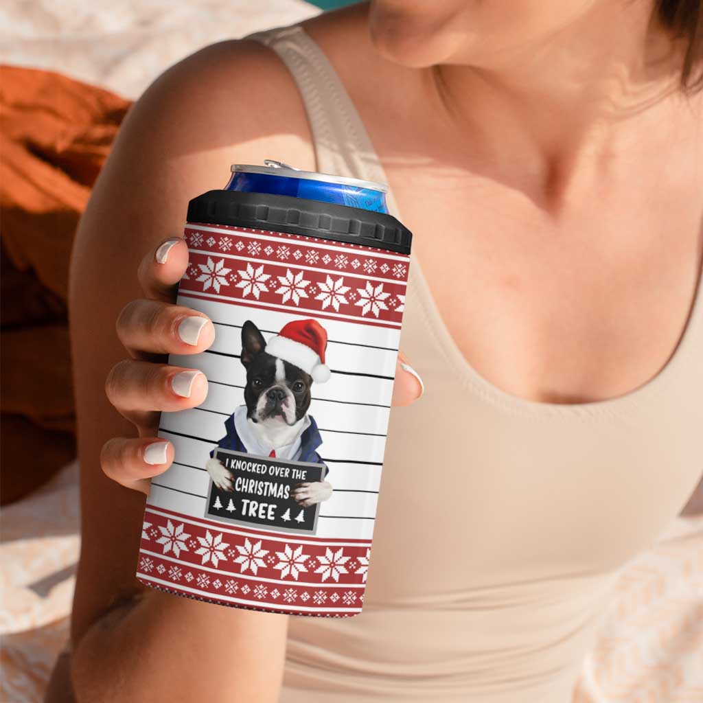 I Knocked Over Yhe Christmas Tree Christmas Christmas 4 in 1 Can Cooler Tumbler Xmas Holiday Patterns - Wonder Print Shop