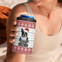 I Knocked Over Yhe Christmas Tree Christmas Christmas 4 in 1 Can Cooler Tumbler Xmas Holiday Patterns - Wonder Print Shop