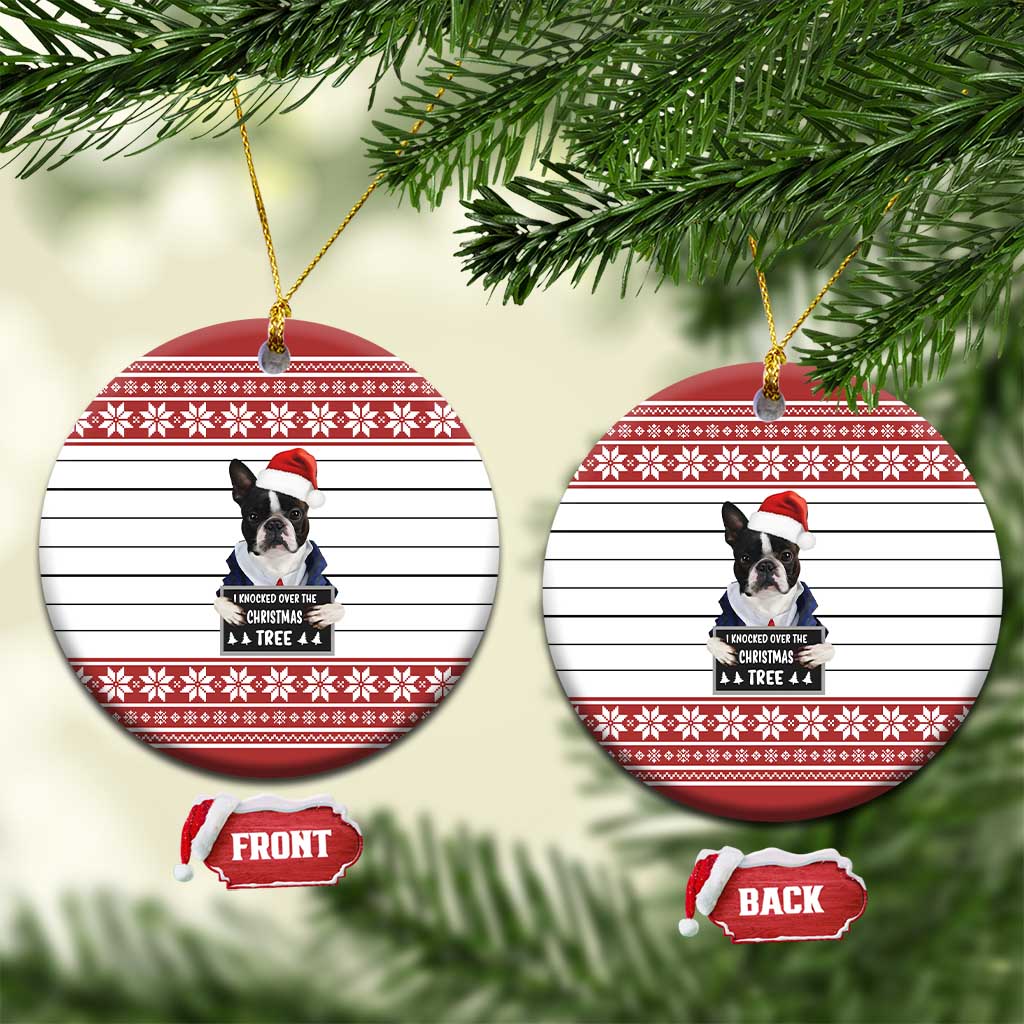 I Knocked Over Yhe Christmas Tree Christmas Ceramic Ornament Xmas Holiday Patterns - Wonder Print Shop