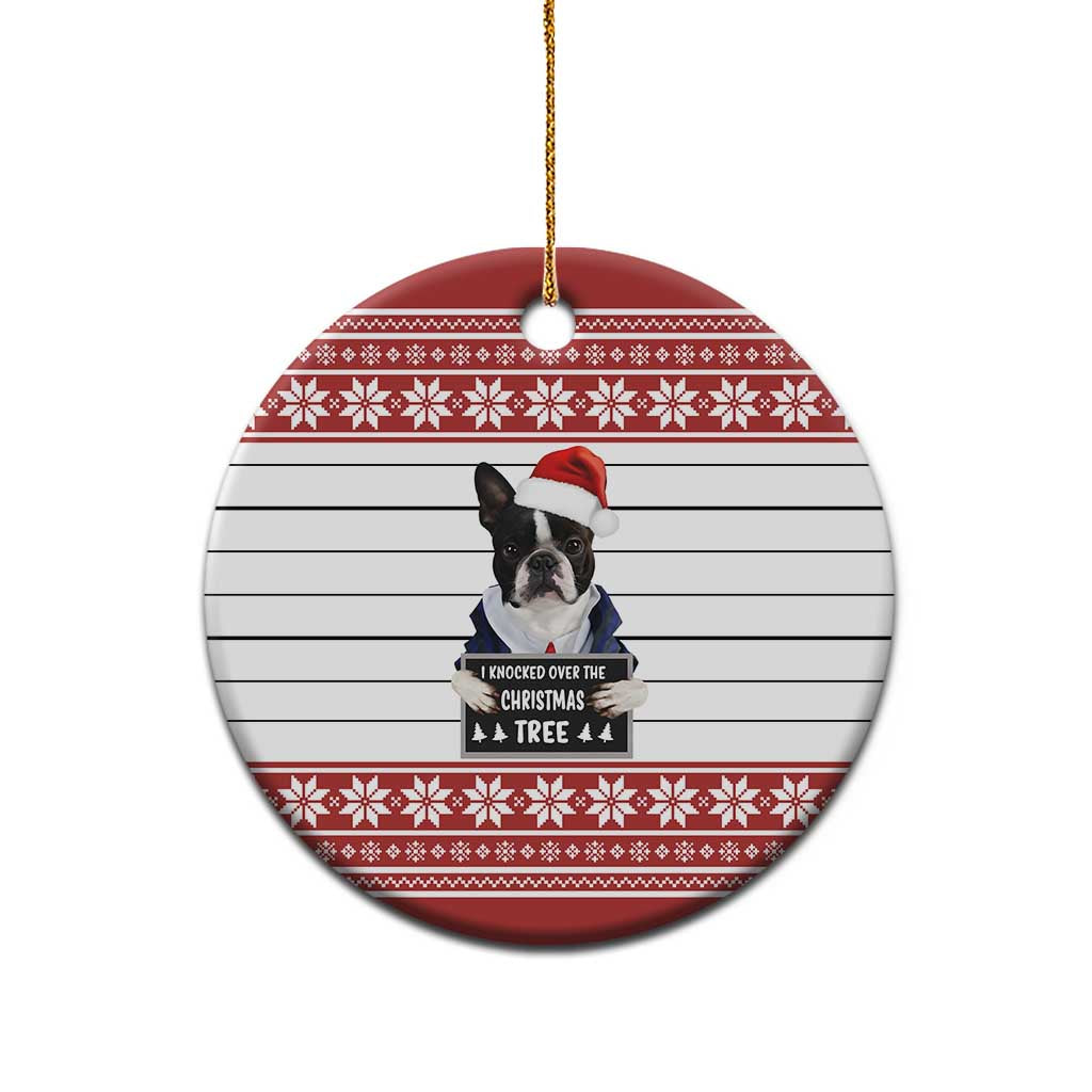 I Knocked Over Yhe Christmas Tree Christmas Ceramic Ornament Xmas Holiday Patterns - Wonder Print Shop