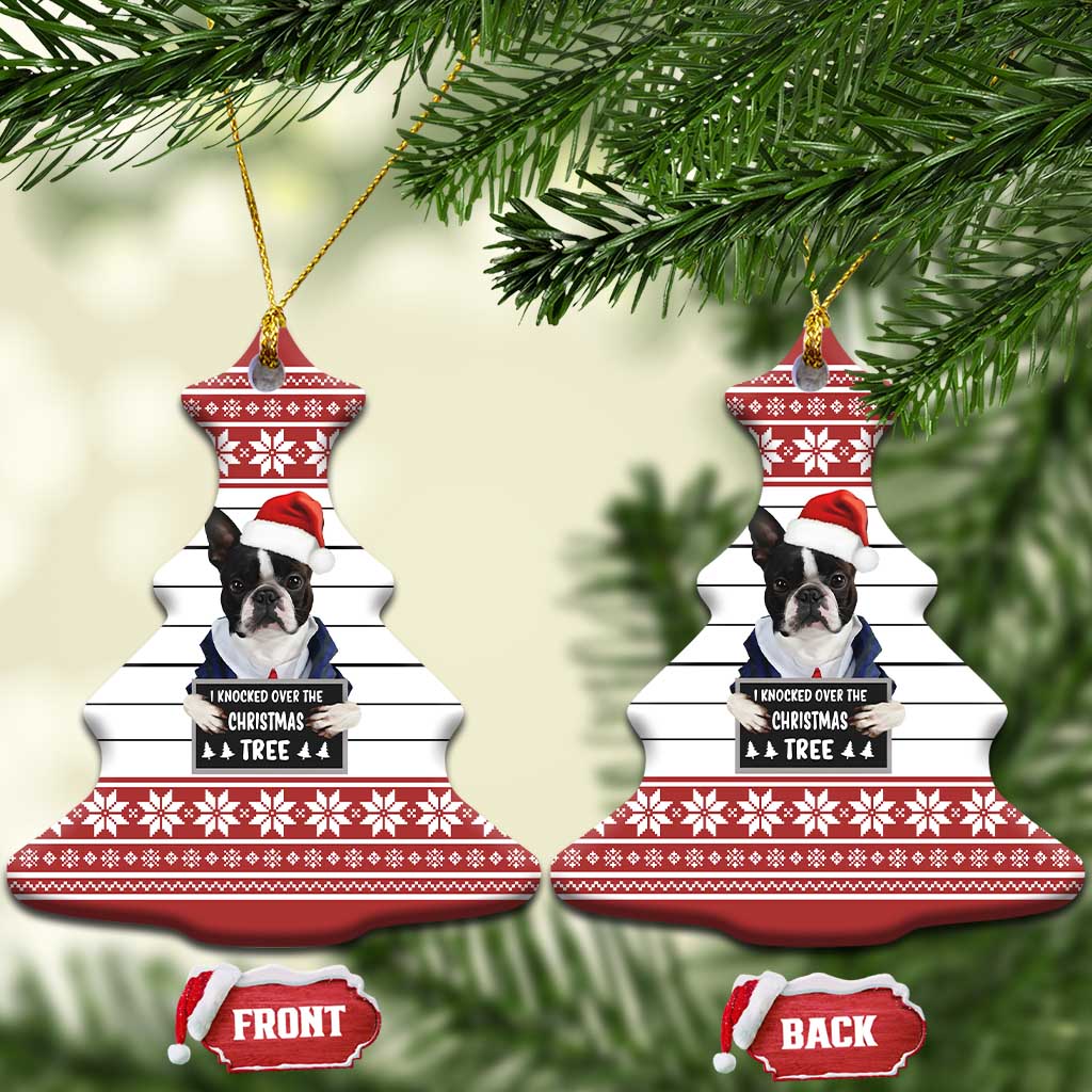 I Knocked Over Yhe Christmas Tree Christmas Ceramic Ornament Xmas Holiday Patterns - Wonder Print Shop