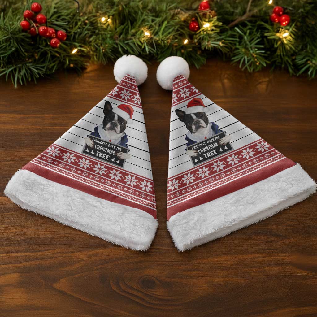 I Knocked Over Yhe Christmas Tree Christmas Christmas Santa Hat Xmas Holiday Patterns - Wonder Print Shop