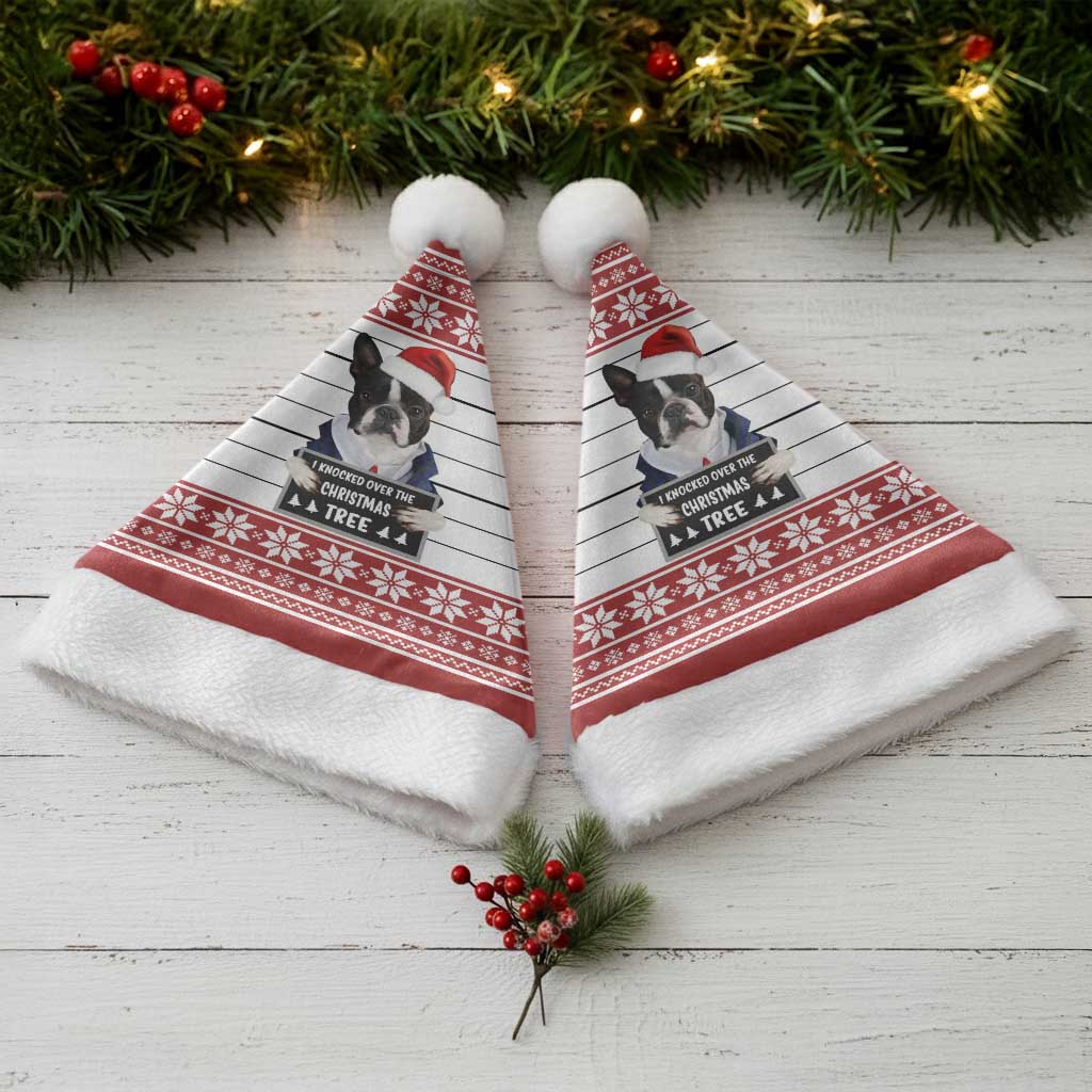 I Knocked Over Yhe Christmas Tree Christmas Christmas Santa Hat Xmas Holiday Patterns - Wonder Print Shop