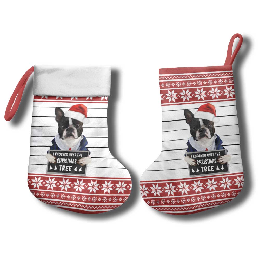 I Knocked Over Yhe Christmas Tree Christmas Christmas Stocking Xmas Holiday Patterns - Wonder Print Shop