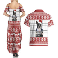 I Knocked Over Yhe Christmas Tree Christmas Christmas Couples Matching Summer Maxi Dress and Hawaiian Shirt Xmas Holiday Patterns - Wonder Print Shop