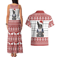 I Knocked Over Yhe Christmas Tree Christmas Christmas Couples Matching Tank Maxi Dress and Hawaiian Shirt Xmas Holiday Patterns - Wonder Print Shop