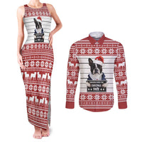 I Knocked Over Yhe Christmas Tree Christmas Christmas Couples Matching Tank Maxi Dress and Long Sleeve Button Shirt Xmas Holiday Patterns - Wonder Print Shop