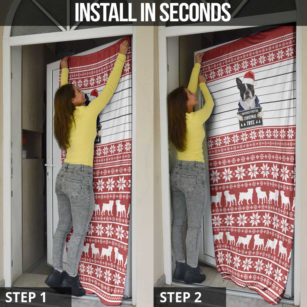 I Knocked Over Yhe Christmas Tree Christmas Christmas Door Cover Xmas Holiday Patterns - Wonder Print Shop