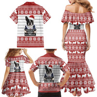 I Knocked Over Yhe Christmas Tree Christmas Christmas Family Matching Mermaid Dress and Hawaiian Shirt Xmas Holiday Patterns - Wonder Print Shop