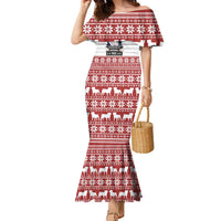 I Knocked Over Yhe Christmas Tree Christmas Christmas Family Matching Mermaid Dress and Hawaiian Shirt Xmas Holiday Patterns - Wonder Print Shop
