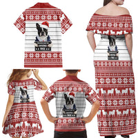 I Knocked Over Yhe Christmas Tree Christmas Christmas Family Matching Off Shoulder Maxi Dress and Hawaiian Shirt Xmas Holiday Patterns - Wonder Print Shop