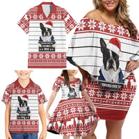 I Knocked Over Yhe Christmas Tree Christmas Christmas Family Matching Off Shoulder Short Dress and Hawaiian Shirt Xmas Holiday Patterns - Wonder Print Shop