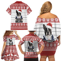 I Knocked Over Yhe Christmas Tree Christmas Christmas Family Matching Off Shoulder Short Dress and Hawaiian Shirt Xmas Holiday Patterns - Wonder Print Shop