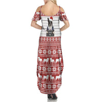 I Knocked Over Yhe Christmas Tree Christmas Christmas Family Matching Summer Maxi Dress and Hawaiian Shirt Xmas Holiday Patterns - Wonder Print Shop