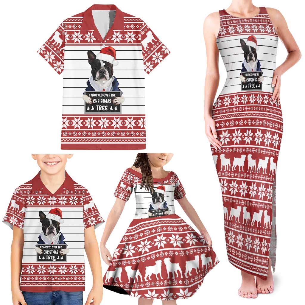 I Knocked Over Yhe Christmas Tree Christmas Christmas Family Matching Tank Maxi Dress and Hawaiian Shirt Xmas Holiday Patterns - Wonder Print Shop