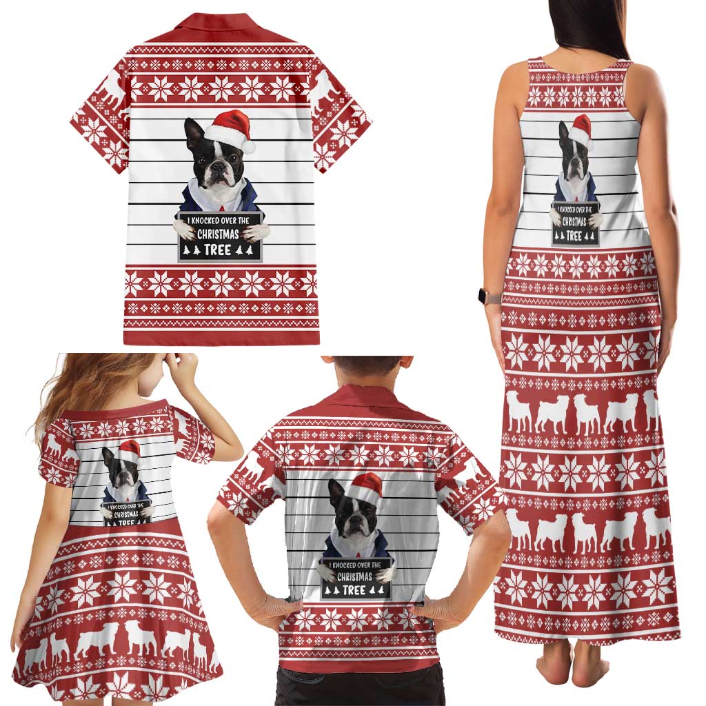 I Knocked Over Yhe Christmas Tree Christmas Christmas Family Matching Tank Maxi Dress and Hawaiian Shirt Xmas Holiday Patterns - Wonder Print Shop