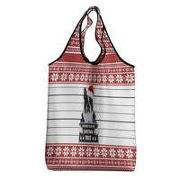 I Knocked Over Yhe Christmas Tree Christmas Christmas Grocery Bag Xmas Holiday Patterns - Wonder Print Shop