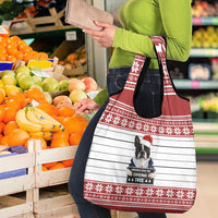 I Knocked Over Yhe Christmas Tree Christmas Christmas Grocery Bag Xmas Holiday Patterns - Wonder Print Shop
