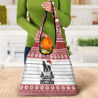 I Knocked Over Yhe Christmas Tree Christmas Christmas Grocery Bag Xmas Holiday Patterns - Wonder Print Shop