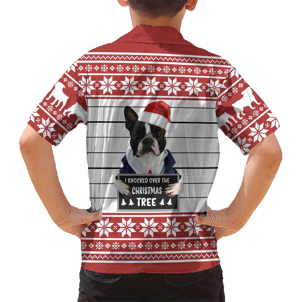I Knocked Over Yhe Christmas Tree Christmas Christmas Kid Hawaiian Shirt Xmas Holiday Patterns - Wonder Print Shop