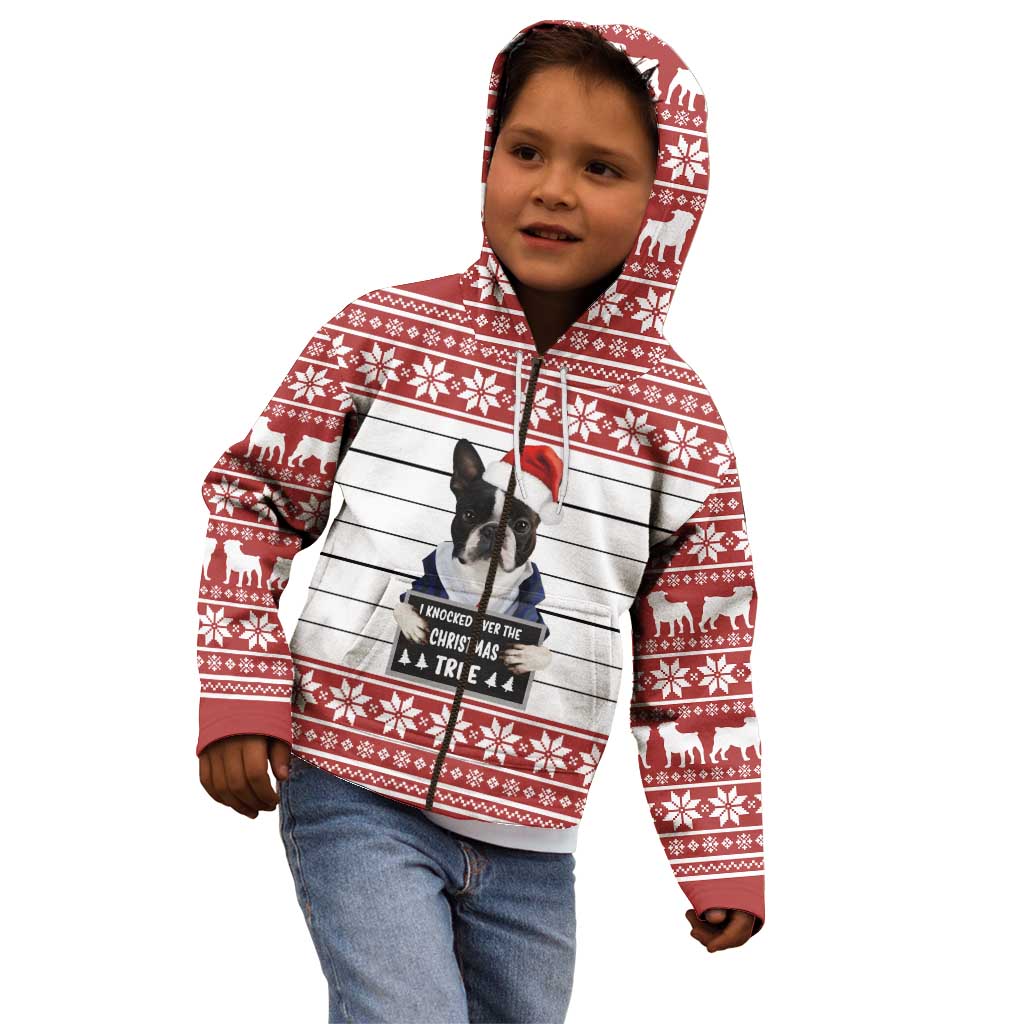 I Knocked Over Yhe Christmas Tree Christmas Christmas Kid Hoodie Xmas Holiday Patterns - Wonder Print Shop