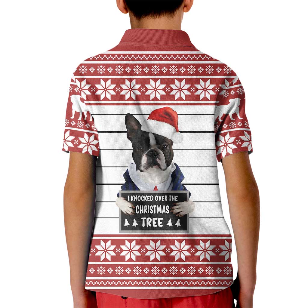 I Knocked Over Yhe Christmas Tree Christmas Christmas Kid Polo Shirt Xmas Holiday Patterns - Wonder Print Shop