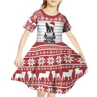 I Knocked Over Yhe Christmas Tree Christmas Christmas Kid Short Sleeve Dress Xmas Holiday Patterns - Wonder Print Shop