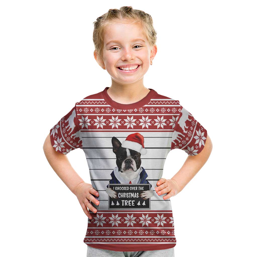 I Knocked Over Yhe Christmas Tree Christmas Christmas Kid T Shirt Xmas Holiday Patterns - Wonder Print Shop