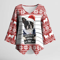 I Knocked Over Yhe Christmas Tree Christmas Christmas Kimono Sleeve Blouse Xmas Holiday Patterns - Wonder Print Shop