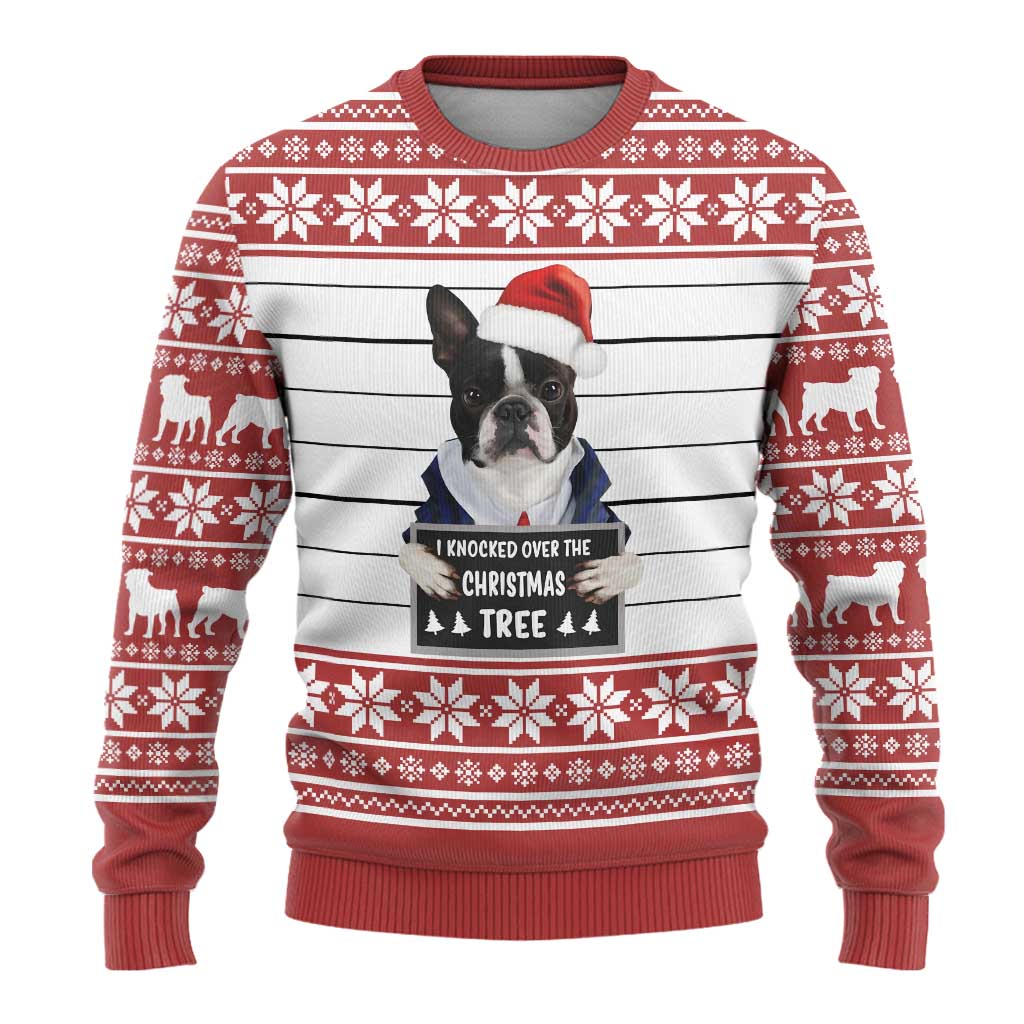 I Knocked Over Yhe Christmas Tree Christmas Ugly Christmas Sweater Xmas Holiday Patterns - Wonder Print Shop