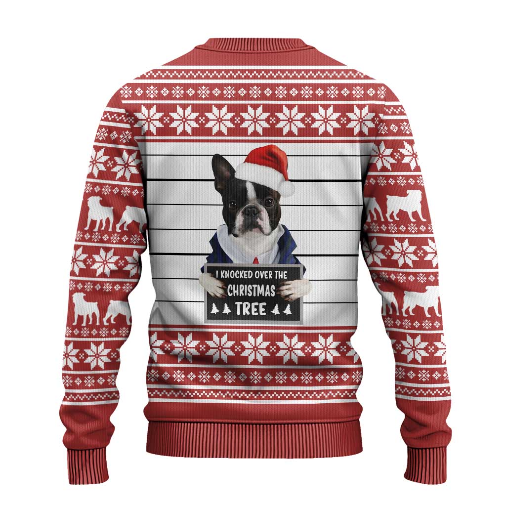 I Knocked Over Yhe Christmas Tree Christmas Ugly Christmas Sweater Xmas Holiday Patterns - Wonder Print Shop