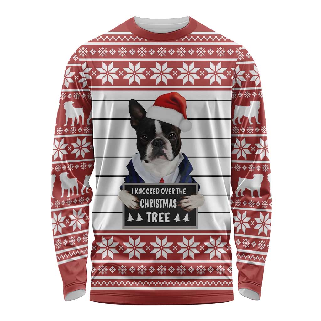 I Knocked Over Yhe Christmas Tree Christmas Christmas Long Sleeve Shirt Xmas Holiday Patterns - Wonder Print Shop