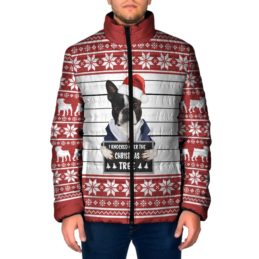 I Knocked Over Yhe Christmas Tree Christmas Christmas Padded Jacket Xmas Holiday Patterns - Wonder Print Shop