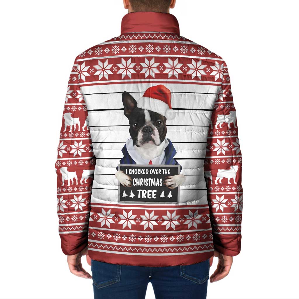 I Knocked Over Yhe Christmas Tree Christmas Christmas Padded Jacket Xmas Holiday Patterns - Wonder Print Shop